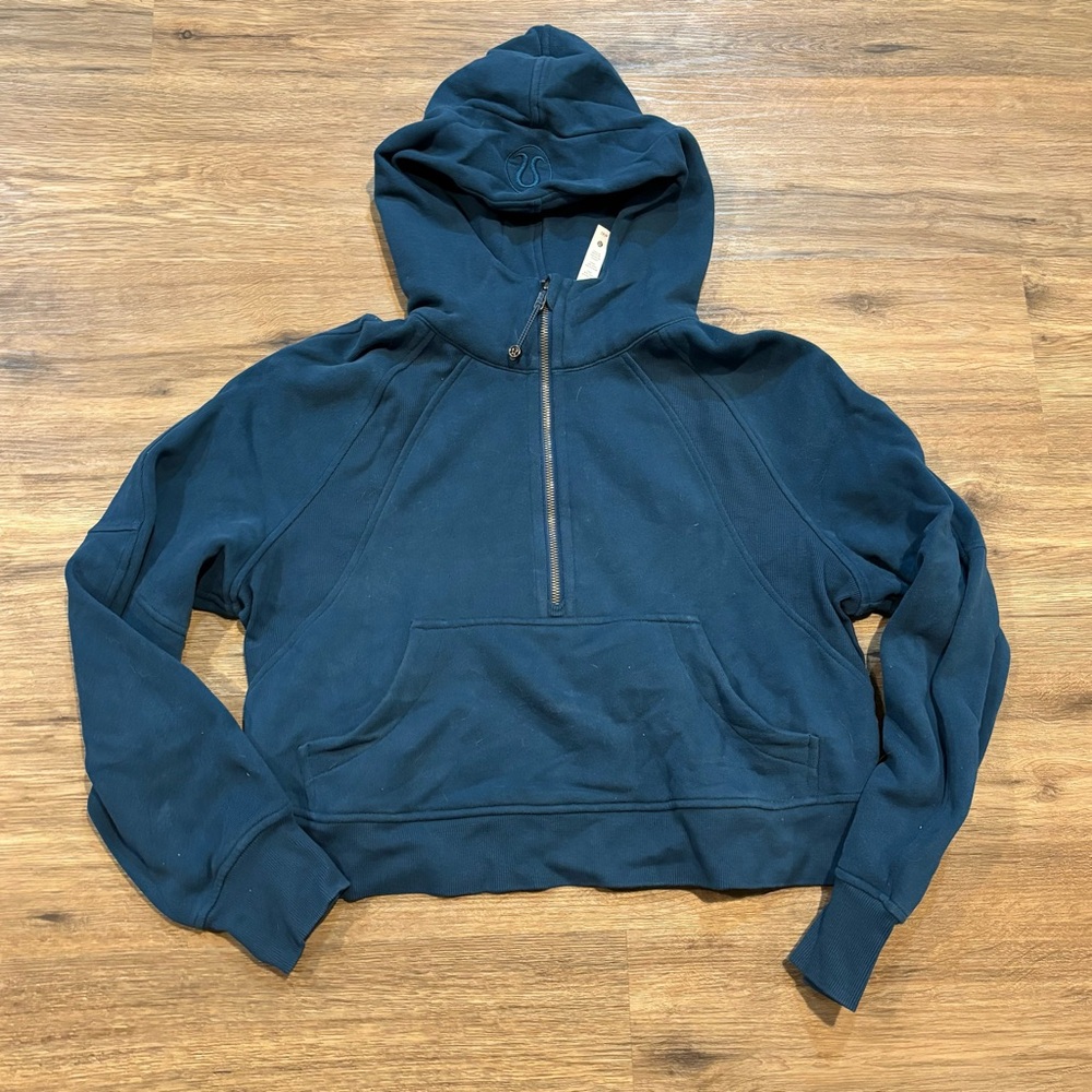 Lululemon 1/2 zip scuba - blue borealis